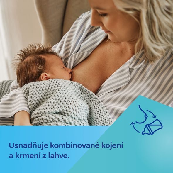 CANPOL BABIES LAHEV SE ŠIROKÝM HRDLEM BONJOUR PARIS 120ML MODRÁ - KOJENECKÉ LAHVE - KRMENÍ