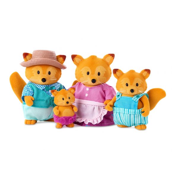 LI'L WOODZEEZ RODINA LIŠEK TIPPYTAIL - ZVÍŘATA - PRO DĚTI