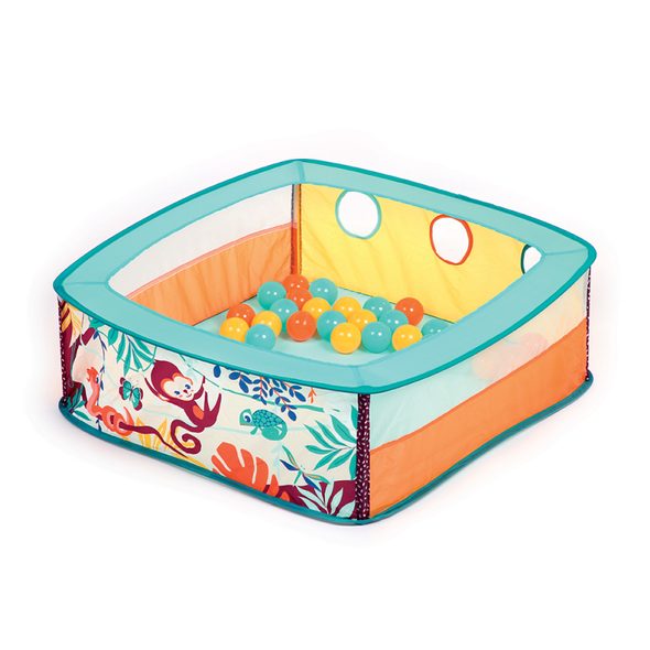 LUDI HRACÍ OHRÁDKA S MÍČKY DŽUNGLE - HRACÍ DEKY - PRO DĚTI