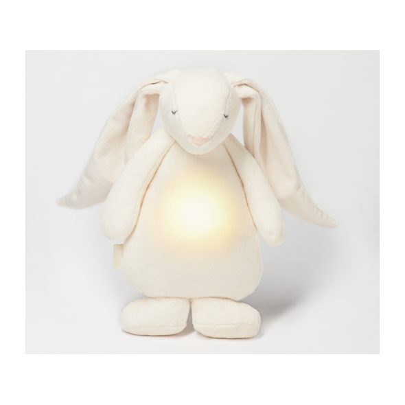MOONIE USÍNÁČEK ZAJÍČEK 2.0 CREAM - USÍNÁČCI ŠUMÍCÍ / S TLUKOTEM - PRO DĚTI