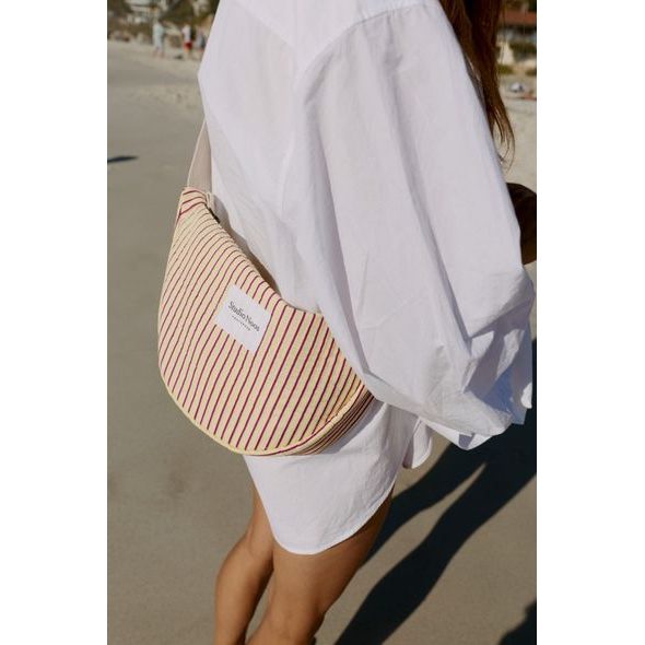 STUDIO NOOS POPLIN ADULT FANNY KABELKA BUTTER YELLOW STRIPED - DOPLŇKY - PRO MAMINKY