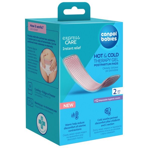 CANPOL BABIES POPORODNÍ GELOVÉ VLOŽKY HOT&COLD 2KS - POPORODNÍ VLOŽKY - PRO MAMINKY