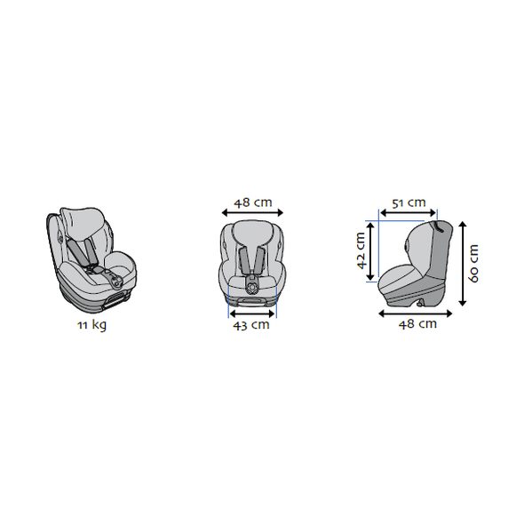 BÉBÉ CONFORT OPAL 2011 - AUTOSEDAČKY 9-18KG - AUTOSEDAČKY A PŘÍSLUŠENSTVÍ
