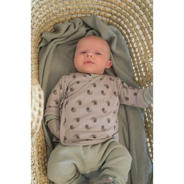 LODGER DREAMER TRIBE BASIC SILT GREEN - DĚTSKÉ DEKY PRO MIMINKA - SPINKÁNÍ