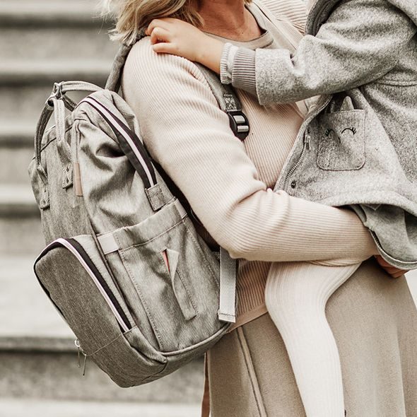 CANPOL BABIES PŘEBALOVACÍ BATOH LADY MUM ČERVENÝ - PŘEBALOVACÍ BATOHY - KOČÁRKY A PŘÍSLUŠENSTVÍ