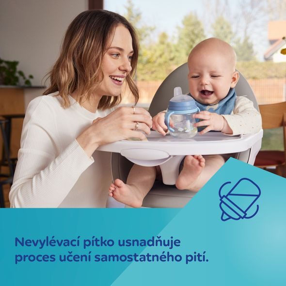 CANPOL BABIES HRNEČEK SE SILIKONOVÝM PÍTKEM FIRSTCUP BONJOUR PARIS 250ML RŮŽOVÝ - DĚTSKÉ HRNEČKY - KRMENÍ