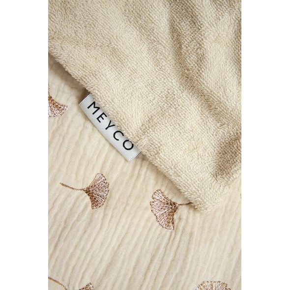 MEYCO MUŠELÍNOVÁ PŘIKRÝVKA GINKGO 75X100 - SOFT SAND - DĚTSKÉ DEKY PRO MIMINKA - SPINKÁNÍ