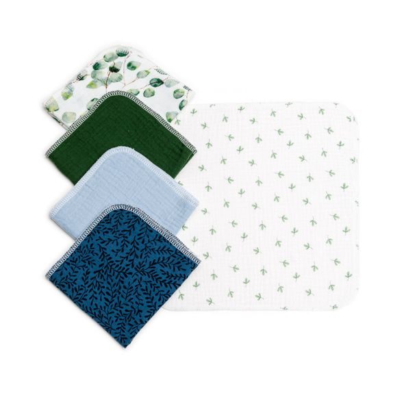 T-TOMI MUŠELÍNOVÉ BIO UBROUSKY S POTISKEM 5KS - LÁTKOVÉ UBROUSKY - PŘEBALOVÁNÍ