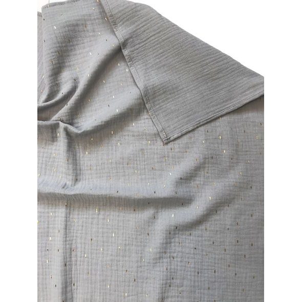PINKIE VELKÁ PLENA PINKIE MUSLIN GREY - LÁTKOVÉ PLENY ALL IN ONE - PŘEBALOVÁNÍ