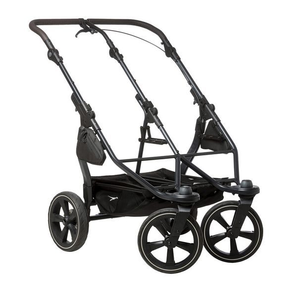 TFK TFK SET DUO2 FRAME 2025 - AIR CHAMBER WHEEL + CARRYCOT BLACK - KOČÁRKY PRO DVOJČATA - KOČÁRKY A PŘÍSLUŠENSTVÍ