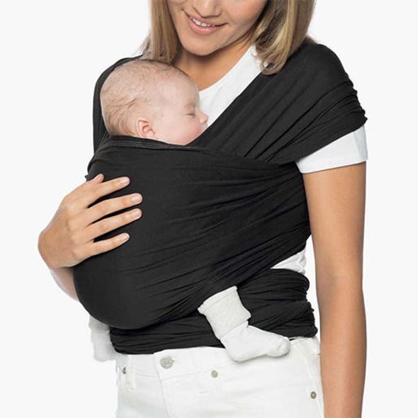 ERGOBABY ŠÁTEK/AURA WRAP - PURE BLACK - KLOKANKY A ŠÁTKY - NOŠENÍ & SPORT