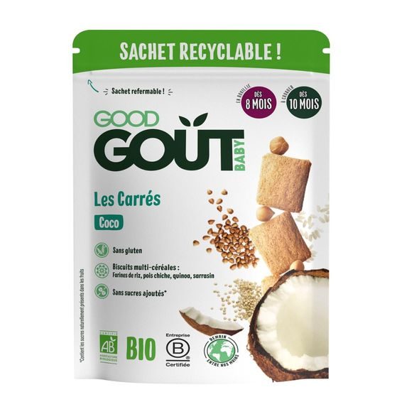 GOOD GOUT BIO KOKOSOVÉ POLŠTÁŘKY 50 G - TYČINKY/SUŠENKY - KRMENÍ