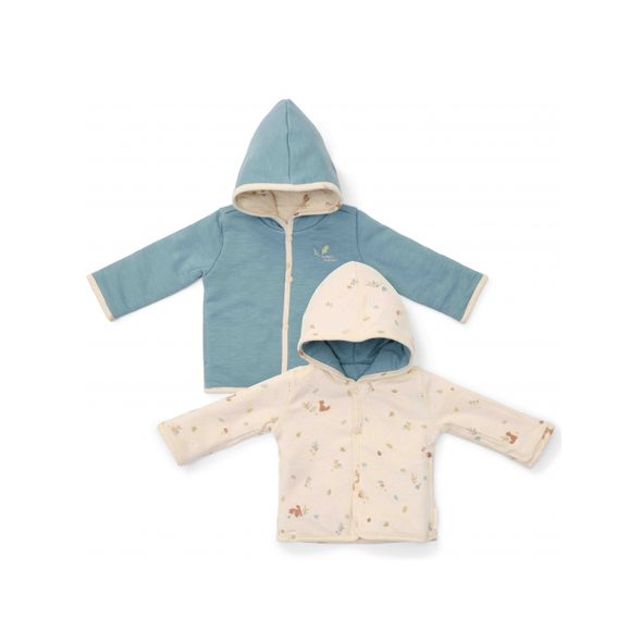 LITTLE DUTCH KABÁTEK OBOUSTRANNÝ STONE BLUE VEL. 74 - KABÁTKY, MIKINKY - PRO DĚTI