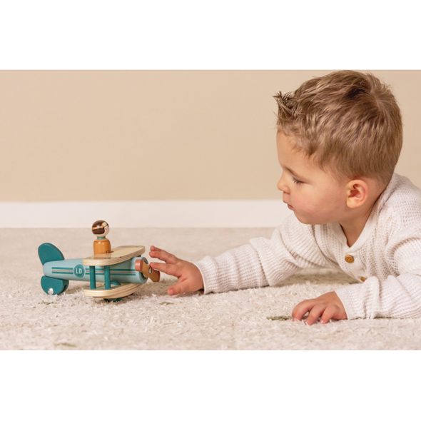 LITTLE DUTCH LETADLO DŘEVĚNÉ - DŘEVĚNÉ HRAČKY - PRO DĚTI