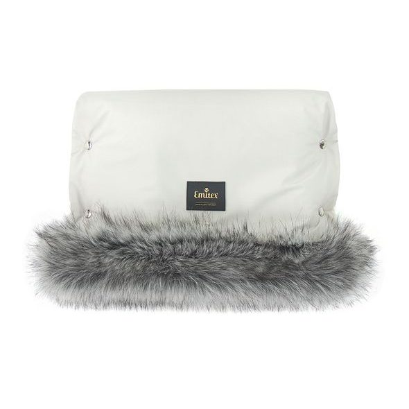EMITEX RUKÁVNÍK LUXURY SOFT LIGHT GRAY - RUKÁVNÍKY NA KOČÁREK - KOČÁRKY A PŘÍSLUŠENSTVÍ