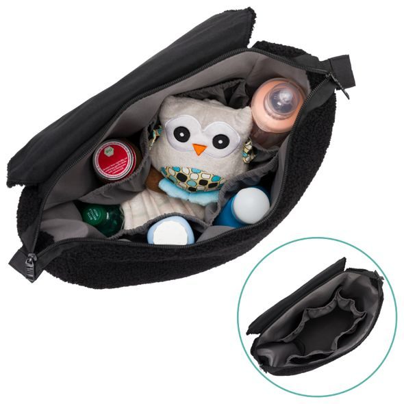 FILLIKID BATOH NA PLENY TEDDY BLACK - PŘEBALOVACÍ BATOHY - KOČÁRKY A PŘÍSLUŠENSTVÍ