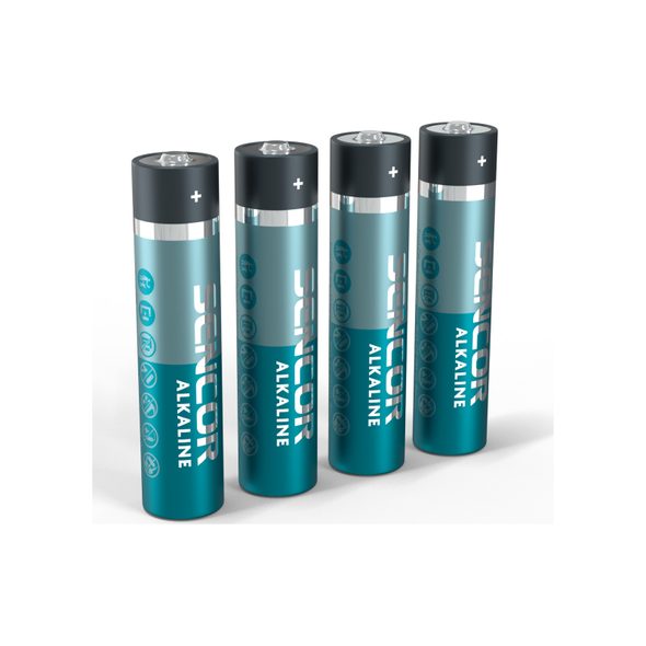 SENCOR ALKALICKÉ BATERIE AAA 4 KS - BATERIE - PRO DĚTI