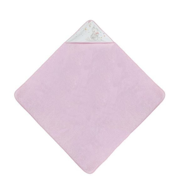 INTERBABY OSUŠKA FROTÉ SLON RŮŽOVÁ - OSUŠKY A DĚTSKÉ ŽUPANY - KOUPÁNÍ A ZDRAVÍ