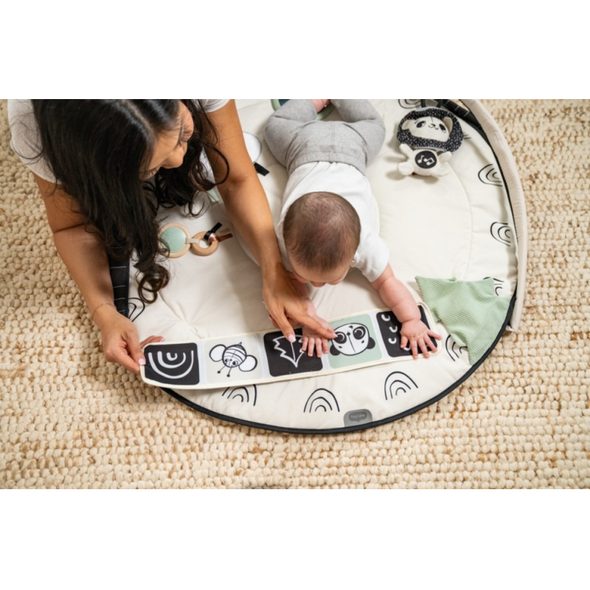 TINY LOVE HRACÍ DEKA S HRAZDOU GYMINI BLACK & WHITE - HRACÍ DEKY - PRO DĚTI