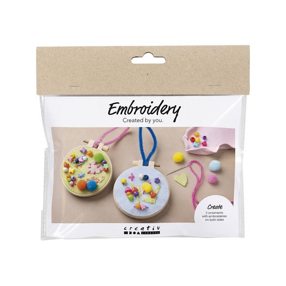 CREATIV COMPANY KREATIVNÍ SADA MINI CRAFT KIT EMBROIDERY IMAGINATION - VÝTVARNÉ POMŮCKY A HRAČKY - PRO DĚTI