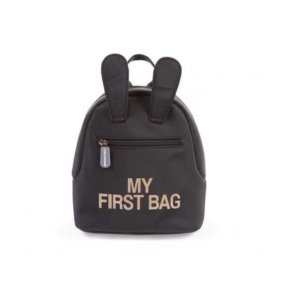 CHILDHOME DĚTSKÝ BATOH MY FIRST BAG BLACK - BATOHY A TAŠKY - PRO DĚTI