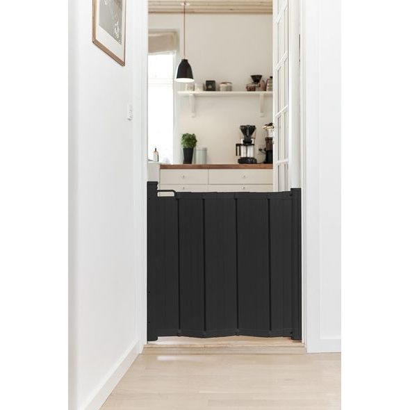 BABY DAN BABYDAN LAMELOVÁ ZÁBRANA ALMA BLACK 55-89CM, ŠROUBOVACÍ - BEZPEČNOST DĚTÍ V DOMÁCNOSTI - KOUPÁNÍ A ZDRAVÍ