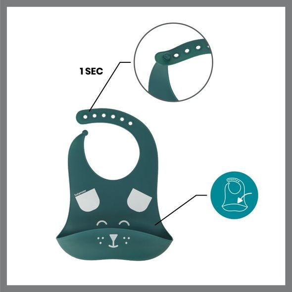 BABYMOOV SILIKONOVÁ MISKA S PŘÍSAVKOU, LŽIČKOU A BRYNDÁČKEM FIRST´ISY KIT - MISKY, TALÍŘKY A PODLOŽKY - KRMENÍ