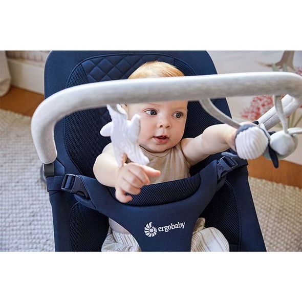 ERGOBABY EVOLVE LEHÁTKO - LIGHT GREY - LEHÁTKA A HOUPADLA - SPINKÁNÍ