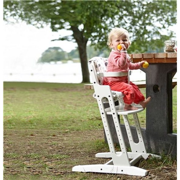 BABY DAN ROSTOUCÍ DŘEVĚNÁ ŽIDLIČKA DANCHAIR BLUE - JÍDELNÍ ŽIDLIČKY DŘEVĚNÉ - KRMENÍ