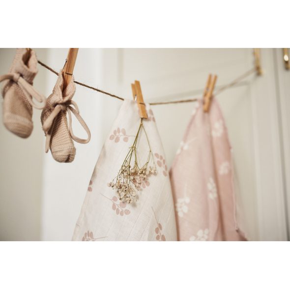 JOLLEIN PLENY ZAVINOVACÍ 2KS 115X115CM TWIG WILD ROSE - ZAVINOVAČKY - SPINKÁNÍ