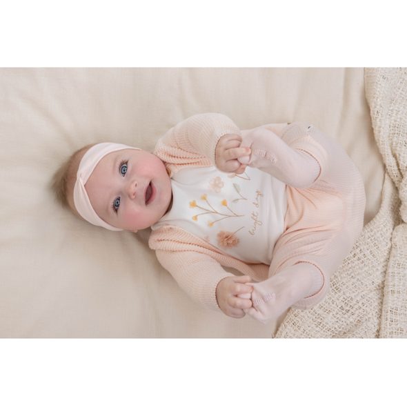 LITTLE DUTCH KALHOTY ŽEBROVANÉ PINK VEL. 50/56 - KALHOTKY A TEPLÁČKY - PRO DĚTI