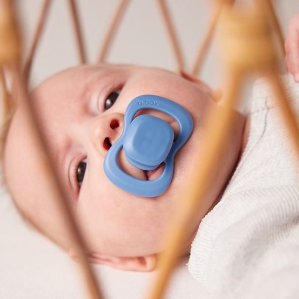 B.BOX DUDLÍKY SILIKONOVÉ 0-6M, 2KS - OCEAN/SKY - ŠIDÍTKA A DOPLŇKY - KRMENÍ