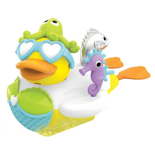 YOOKIDOO KREATIVNÍ PLAVACÍ KACHNA MOŘSKÁ PANNA - HRAČKY DO VANY - PRO DĚTI