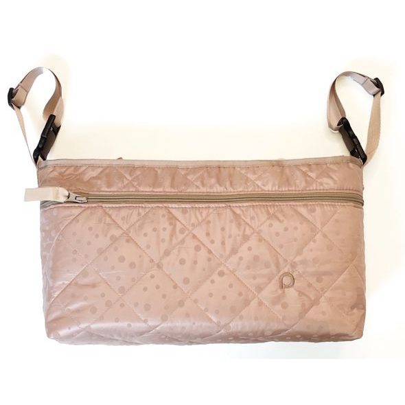 PINKIE ORGANIZÉR SOFT PINK DOTS S PŘEDNÍ KAPSOU-L - ORGANIZÉRY A KOŠÍKY - KOČÁRKY A PŘÍSLUŠENSTVÍ