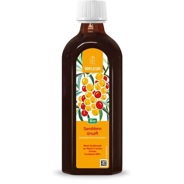 WELEDA BIO RAKYTNÍKOVÁ ŠŤÁVA (BEZ CUKRU) 250 ML - POTRAVINOVÉ DOPLŇKY - PRO MAMINKY