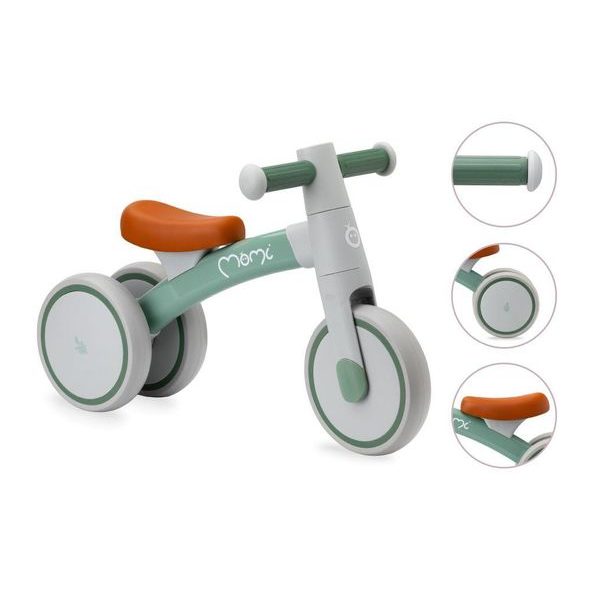 MOMI ODRÁŽEDLO TEDI MINI ZELENÉ - DĚTSKÁ ODRÁŽEDLA - PRO DĚTI