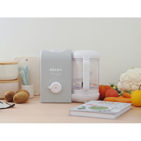 BEABA PARNÍ VAŘIČ + MIXÉR BABYCOOK EXPRESS VELVET GREY - KUCHYŇSKÉ PŘÍSTROJE - KRMENÍ