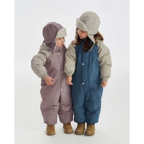 LEOKID ZIMNÍ KOMBINÉZA COLOR BLOCK PINK SLATE VEL. 3 - 4 ROKY (VEL. 98) - ZIMNÍ KOMBINÉZY - PRO DĚTI