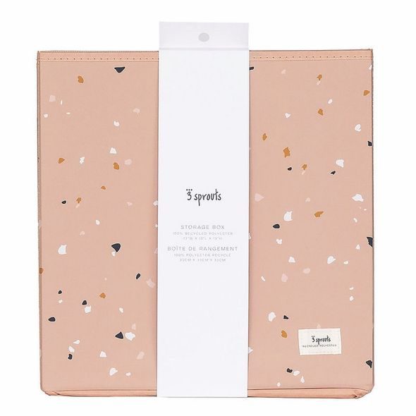3 SPROUTS ÚLOŽNÝ BOX RECYCLED TERRAZZO/CLAY - BOXY NA HRAČKY - SPINKÁNÍ