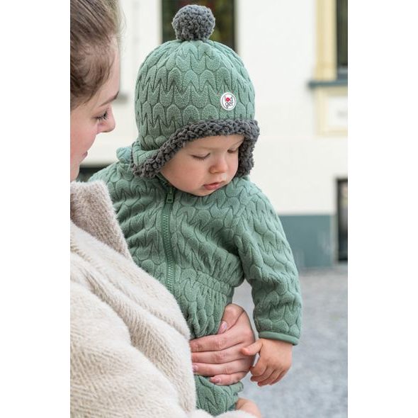 LODGER HATTER EMPIRE FLEECE GREEN BAY 0 - 3 MĚSÍCE - ČEPIČKY A KLOBOUČKY - PRO DĚTI