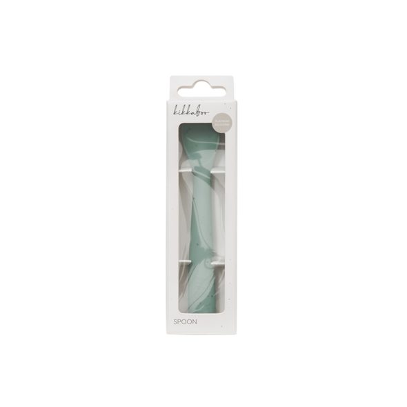 KIKKABOO LŽIČKA PLATINUM SILICONE SAGE - LŽIČKY A PŘÍBORY - KRMENÍ