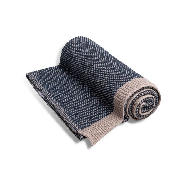 BABYMATEX DEKA DO KOČÁRKU MINI RATTLE 80X100CM TMAVĚ ŠEDÁ - DĚTSKÉ DEKY PRO MIMINKA - SPINKÁNÍ