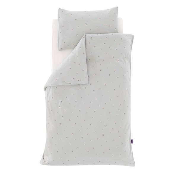 TRÄUMELAND POVLEČENÍ JERSEY 100/135 + 40/60 FIORE GRÜN - POVLEČENÍ DO POSTÝLKY - SPINKÁNÍ