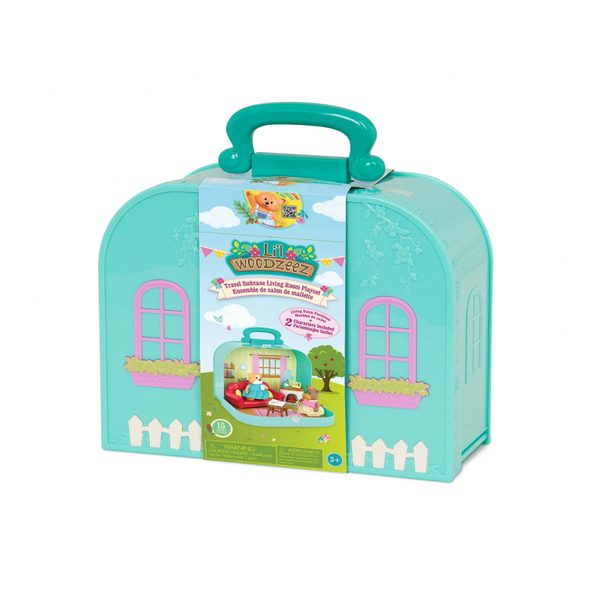 LI'L WOODZEEZ SADA V KUFŘÍKU OBÝVACÍ POKOJ - DOPLŇKY PRO FIGURKY - PRO DĚTI