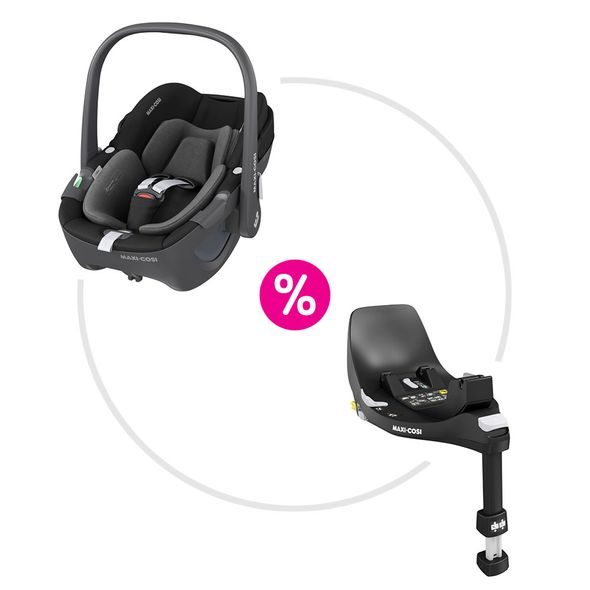 MAXI-COSI PEBBLE 360 AUTOSEDAČKA ESSENTIAL BLACK + MAXI-COSI FAMILYFIX 360 ZÁKLADNA - AUTOSEDAČKY 0-13KG - AUTOSEDAČKY A PŘÍSLUŠENSTVÍ