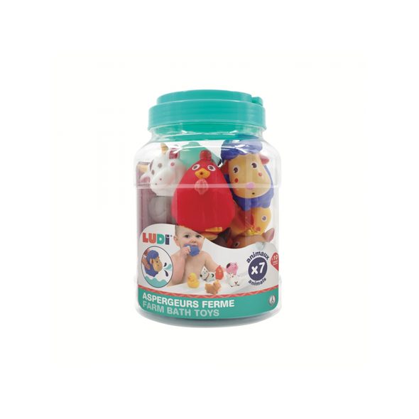 LUDI SADA HRAČEK DO KOUPELE FARMA - HRAČKY DO VANY - PRO DĚTI