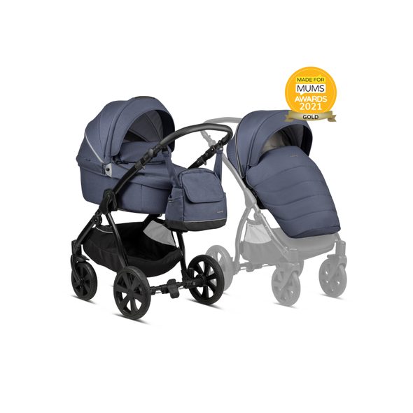 NOORDI FJORDI 2V1 JEANS BLUE 2022 - DVOJKOMBINACE - KOČÁRKY A PŘÍSLUŠENSTVÍ