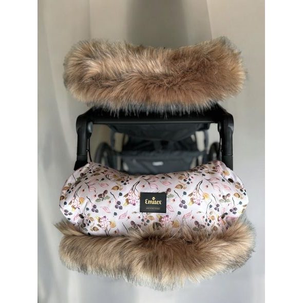 EMITEX RUKÁVNÍK LUXURY AUTUMN BERRIES - RUKÁVNÍKY NA KOČÁREK - KOČÁRKY A PŘÍSLUŠENSTVÍ