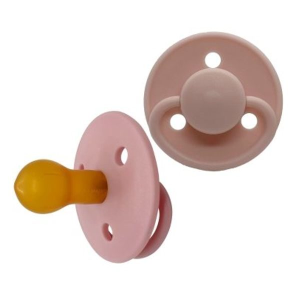 MININOR KULATÝ DUDLÍK LATEX 2 KS 0M+ ROSE - ŠIDÍTKA A DOPLŇKY - KRMENÍ