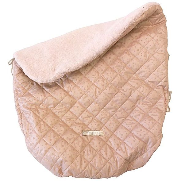 PINKIE ZATEPLENÁ STAHOVACÍ DEKA SOFT PINK DOTS - NÁNOŽNÍKY - KOČÁRKY A PŘÍSLUŠENSTVÍ